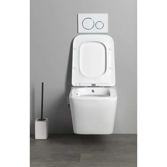 WC iste PORTO SLIM Soft Close, valge