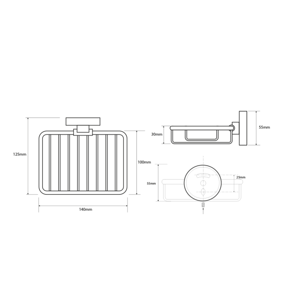 X-ROUND Seebialus, kroom (140x55x125 mm)