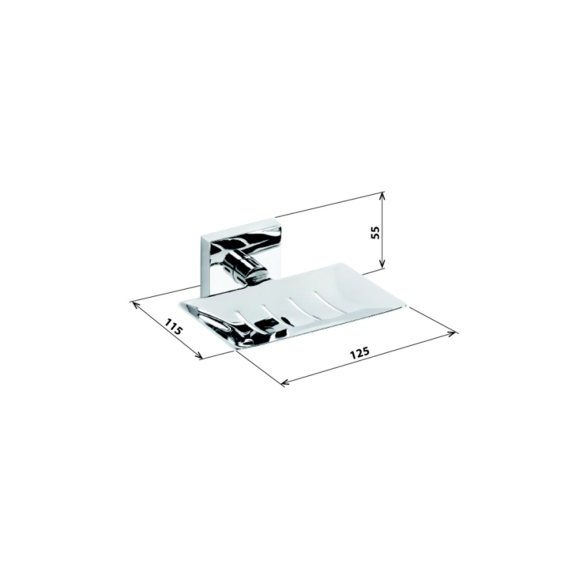 X-SQUARE Seebialus, kroom (125x55x115 mm)