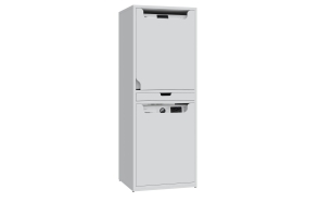 Washing and dryer machine cabinet, 70x73x193 cm, white