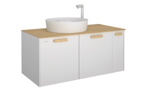 Elata 100 cm Washbasin Module + basin UL145