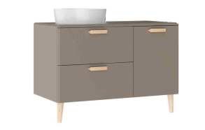 Patara Basin Cabinet with drawers 100 cm, cappuccino + basin LP140 or LP040