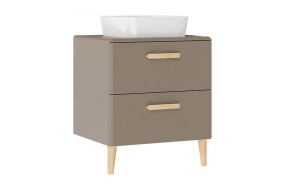 Patara Basin Cabinet with drawers 60 cm, cappuccino + basin LP140 or LP040