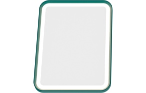 Patara Led Mirror 55x75 cm, green