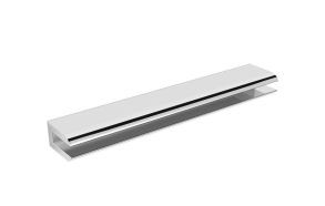 Glass Shelf Support Bracket 200 mm, chrome (200x20x34 mm)