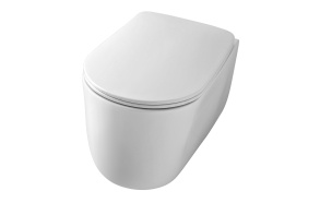 rimless wall hung toilet Nolita, white Tech (antibacterial surface)