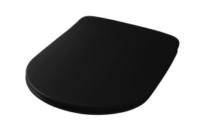 soft close toilet seat cover Nolita, black mat