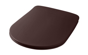 soft close toilet seat cover Nolita, burgundy mat