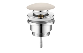 Closable universal  bottom valve Kerasan 5/4´´ with ceramic plug, grey mat