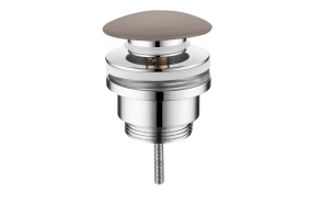 Closable universal  bottom valve Kerasan 5/4´´ with ceramic plug, ferro mat