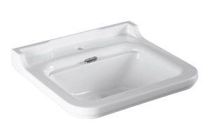 Washbasin Waldorf 60x55 cm,chromed overflow ring included (414001+811390)