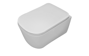 rimless wall hung toilet Tribeca, white