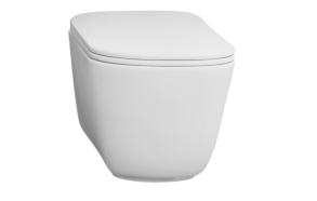 rimless floor mount toilet Tribeca, white