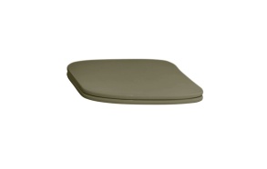 soft close toilet seat cover Tribeca, green mat