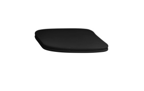 soft close toilet seat cover Tribeca, black mat