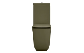 close coupled toilet Tribeca, green mat (511711 + 378111 + 750990), no seat