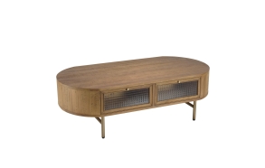Coffee table w 4 drawers