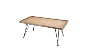 Kohvilaud 110x58x46 cm, rotang + metall