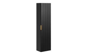 High cabinet Adele 140x35x25 cm, mat black
