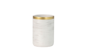 marble effect toothbrush holder 7.5x11.5 cm