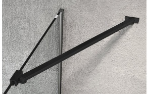 VARIO Shower Enclosure Corner Support Bar 650mm, black