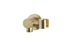 built in shower holder/water outlet 1/2´´, brushed brass