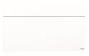 flush plate Slim, white