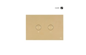 flush plate Blink pneumatic, gold