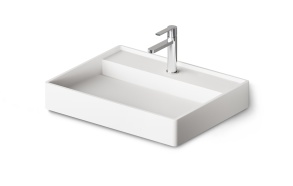 silkstone valamu Infinity 600 tööpinnale, matt valge