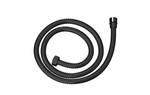 150 cm stainless steel shower hose, mat black