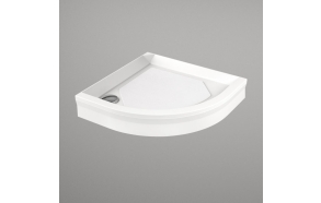 90x90 quadrant stone shower tray, incl front panel and feet