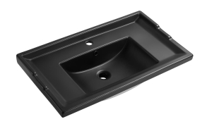 furniture basin Andersen 80x46x21 cm, black mat