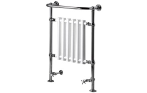 CORK Towel Radiator 675x960 mm, chrome/white