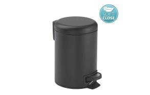 POTTY Soft Close Pedal Bin 5l, black matt