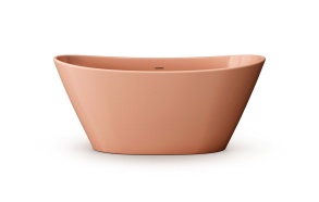 cast stone bathtub Amore, glossy clay