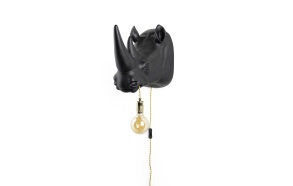 Seinalamp Mind Your Own Rhino  Black