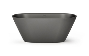 Silkstone bath Deco Nudo, mat graphite