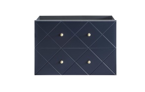 cabinet under washbasin Elegante 90x46x61 cm, deep blue