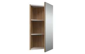 mirror cabinet ,corner mount, oak