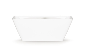 cast stone bathtub Quadro, glossy white