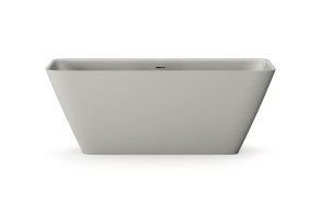 Silkstone bath Quadro, mat grey