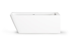 Silkstone bath Quadro Corner A, mat white