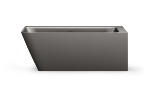 Silkstone bath Quadro Corner A, mat graphite