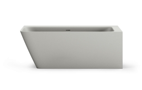 Silkstone bath Quadro Corner A, mat grey