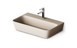 silkstone valamu Quadro, tööpinnale, matt caffe latte