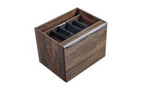 cabinet under washbasin Santa Cruz 60x46x45.6 cm, oak