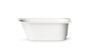 Cast stone bath VARIO L "A" 168x75cm, white