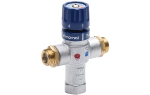 Thermostatic Mixing Valve, 1/2" M, 30°-60°, non-return inlet