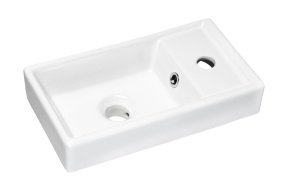 Cloakroom Ceramic Washbasin 410x220x90 mm