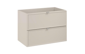 Cabinet Under Washbasin Bredvik Cashmere, 2 drawers, 80x46x57 cm